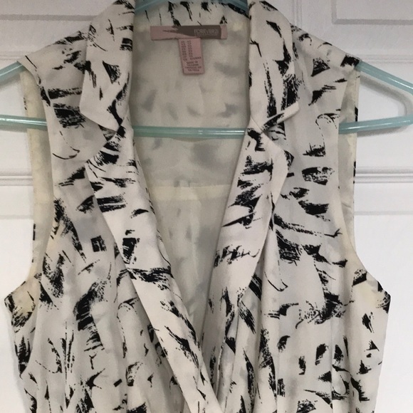 Off white sleeveless dress with pockets - Picture 7 of 10